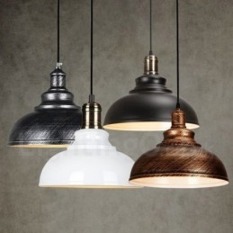 Lampada a sospensione moderna contemporanea in lega di alluminio a 1 luce con paralume in lega di alluminio