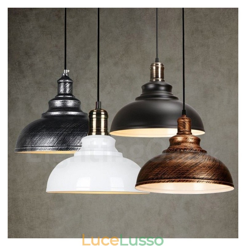 Lampada a sospensione moderna contemporanea in lega di alluminio a 1 luce con paralume in lega di alluminio