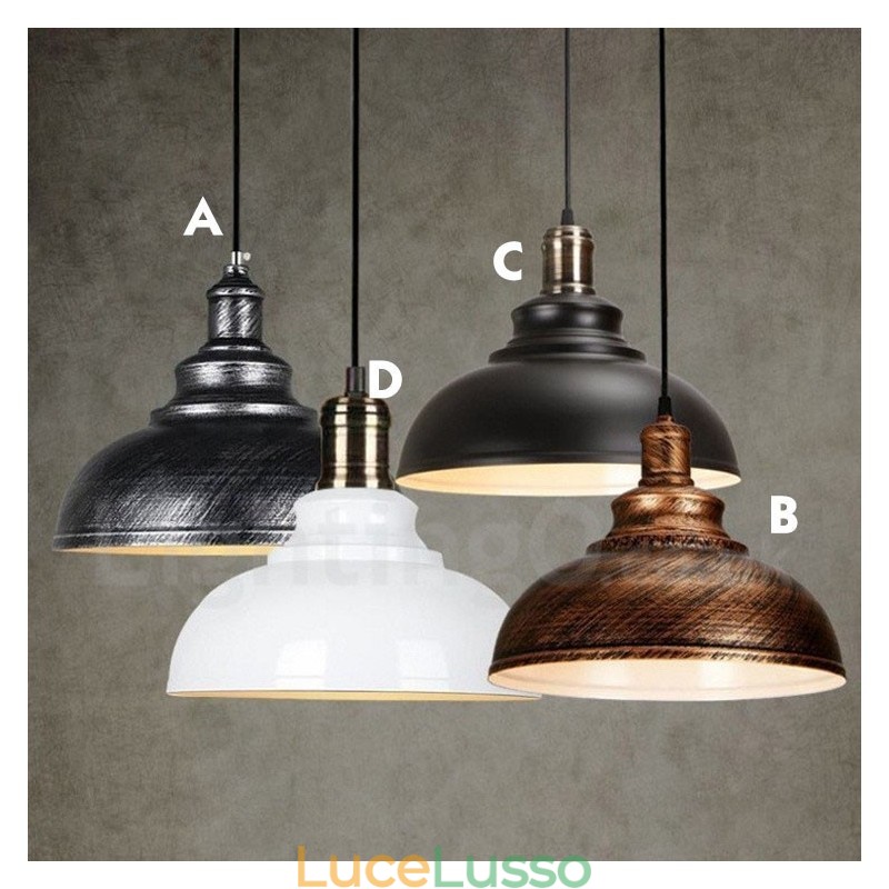 Lampada a sospensione moderna contemporanea in lega di alluminio a 1 luce con paralume in lega di alluminio