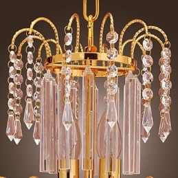 Lampadario di cristallo di lusso con 7 luci