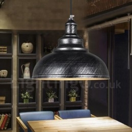Lampada a sospensione moderna contemporanea in lega di alluminio a 1 luce con paralume in lega di alluminio