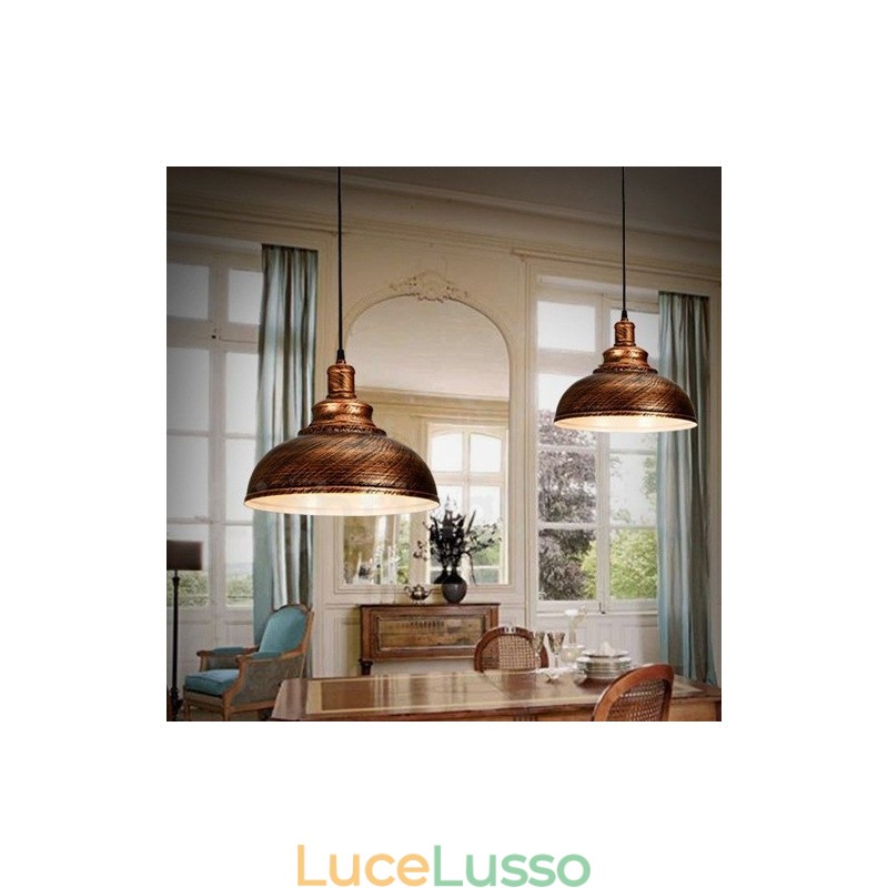 Lampada a sospensione moderna contemporanea in lega di alluminio a 1 luce con paralume in lega di alluminio