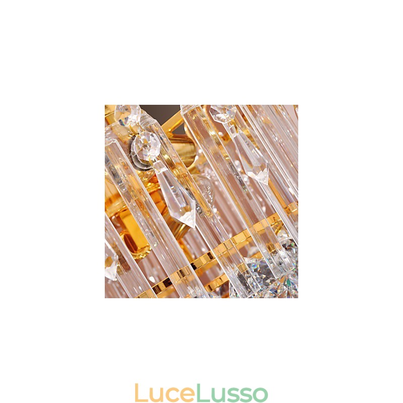 Lampadario di cristallo di lusso con 7 luci