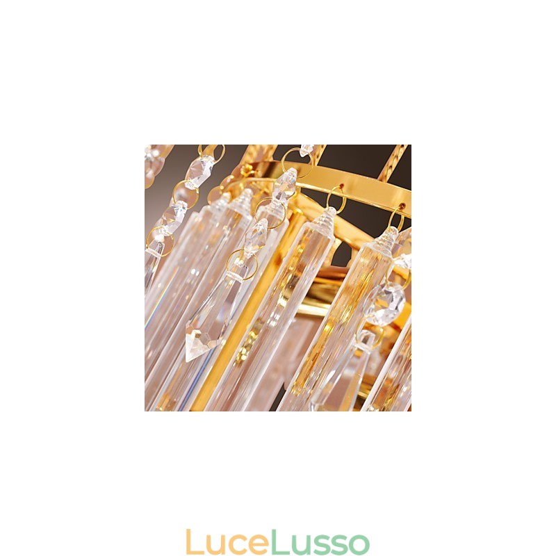 Lampadario di cristallo di lusso con 7 luci