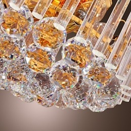 Lampadario di cristallo di lusso con 7 luci