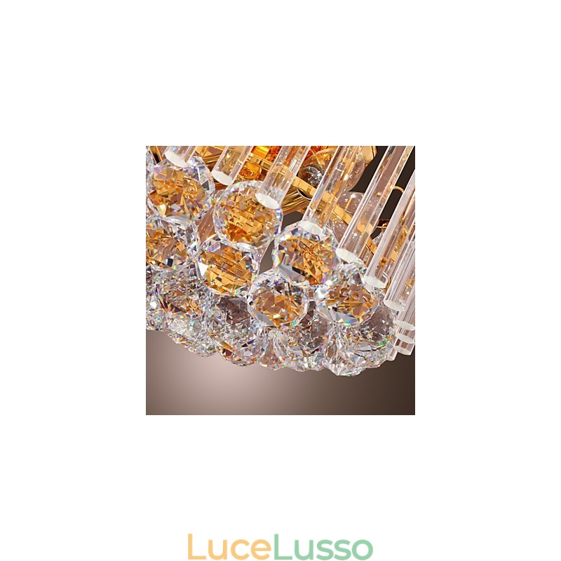 Lampadario di cristallo di lusso con 7 luci