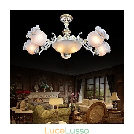 Lampadario Tradizionale Classico Vintage Retro Metallo Lampadario Tradizionale Classico Vintage Retro Metallo
