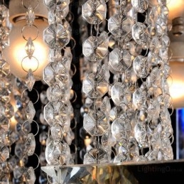 6 luci da soffitto moderne e contemporanee con paralume in cristallo