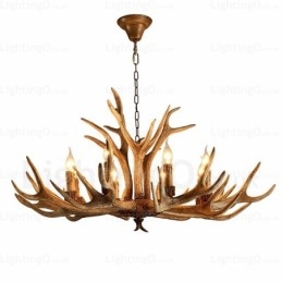 Lampadario moderno contemporaneo nordico rustico country a 8 luci