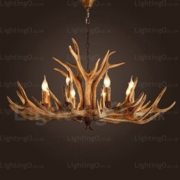 Lampadario moderno contemporaneo nordico rustico country a 8 luci
