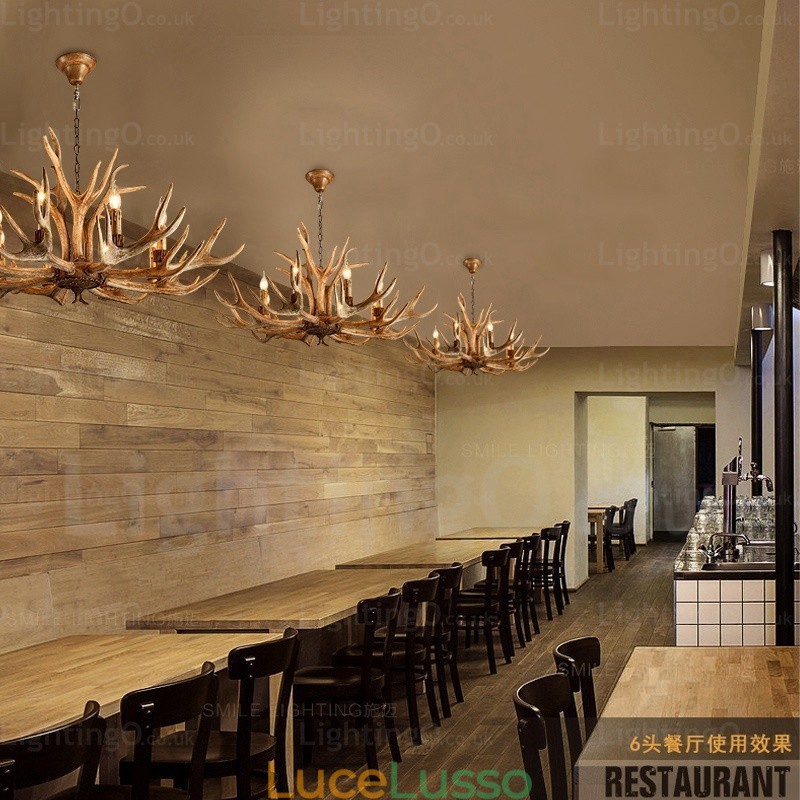 Lampadario moderno contemporaneo nordico rustico country a 8 luci