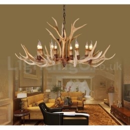 Lampadario moderno contemporaneo nordico rustico country a 8 luci