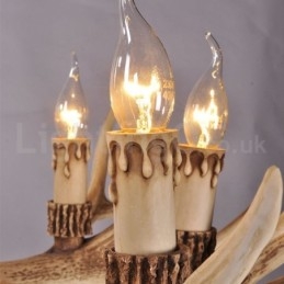 Lampadario moderno contemporaneo nordico rustico country a 8 luci