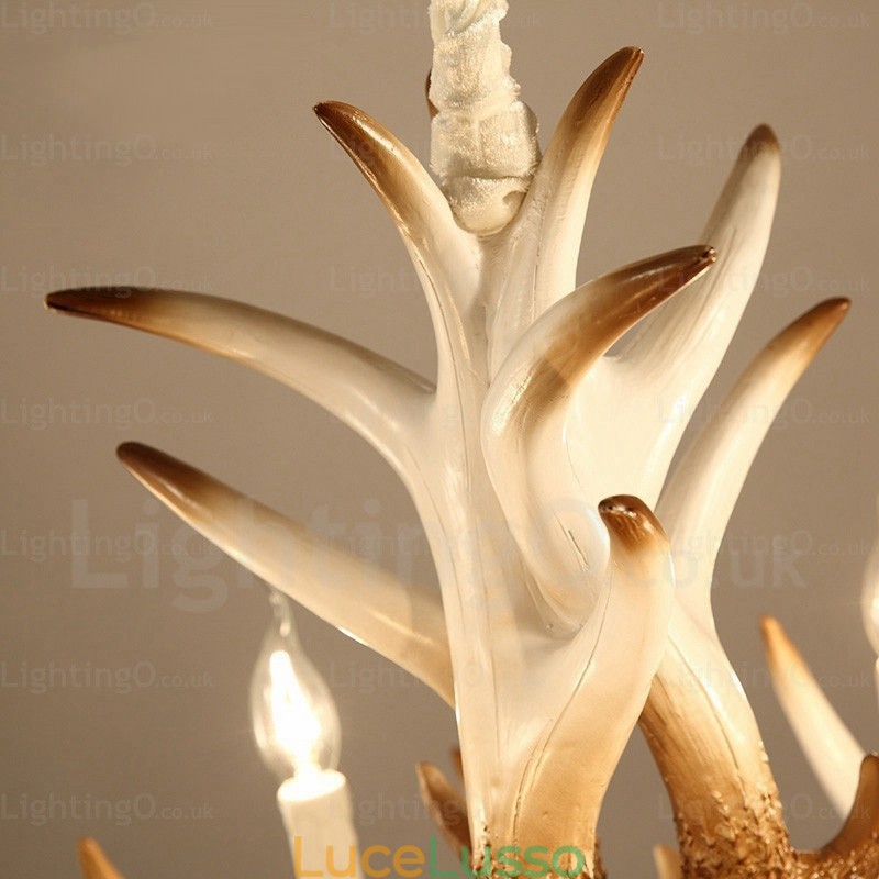 Lampadario retrò vintage a 6 luci