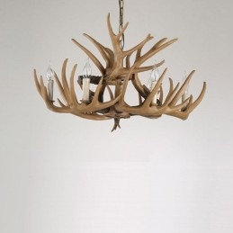 Lampadario retrò vintage a 6 luci