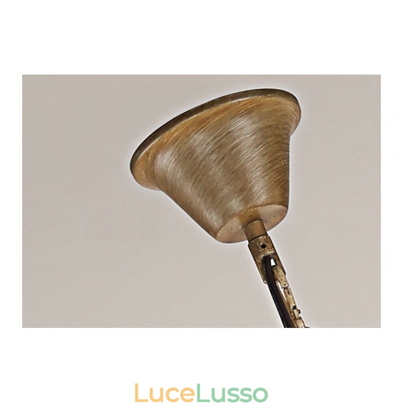 Lampadario retrò vintage a 6 luci