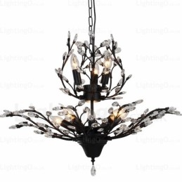 Lampadario rustico country a 8 luci