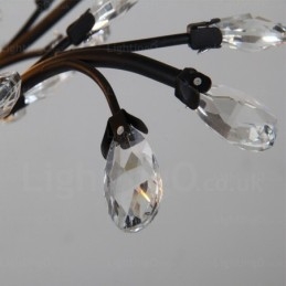 Lampadario rustico country a 8 luci