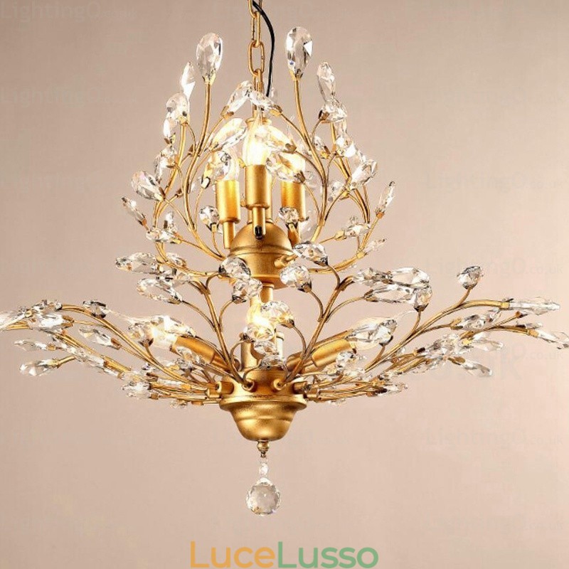 Lampadario rustico country a 8 luci