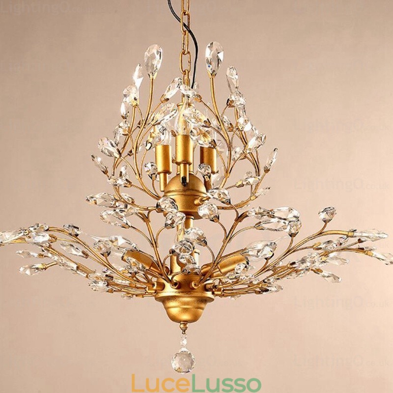 Lampadario rustico country a 8 luci