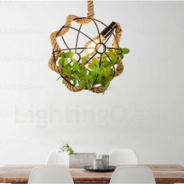 Lampada a sospensione retrò vintage rustica da 1 luce