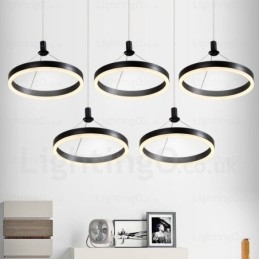 Lampada a sospensione moderna contemporanea a 1 luce con paralume in acrilico