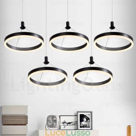 Lampada a sospensione moderna contemporanea a 1 luce con paralume in acrilico Lampada a sospensione moderna contemporanea a 1 luce con paralume in acrilico