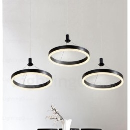 Lampada a sospensione moderna contemporanea a 1 luce con paralume in acrilico