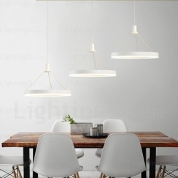 Lampada a sospensione moderna contemporanea a 1 luce con paralume in acrilico