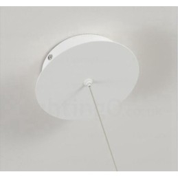 Lampada a sospensione moderna contemporanea a 1 luce con paralume in acrilico