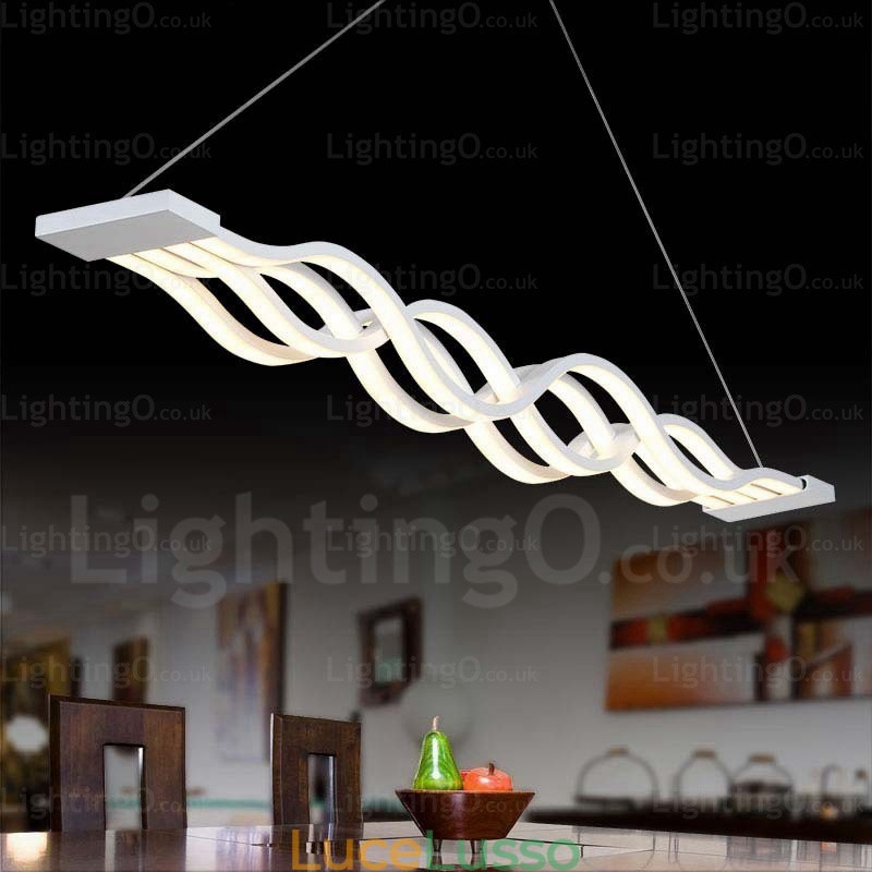 Lampada a sospensione moderna contemporanea a 1 luce con paralume in acrilico