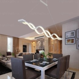 Lampada a sospensione moderna contemporanea a 1 luce con paralume in acrilico