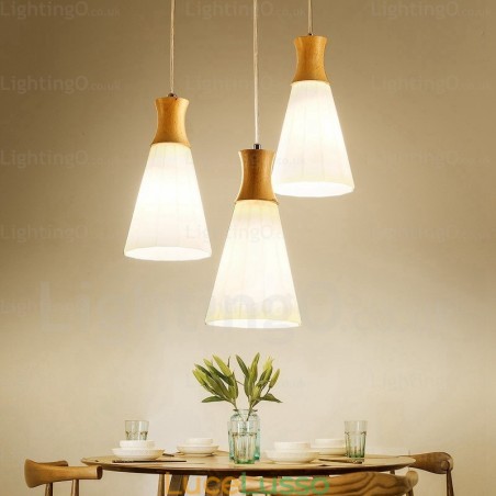 Lampada a sospensione moderna nordica contemporanea con paralume in vetro Lampada a sospensione moderna nordica contemporanea con paralume in vetro
