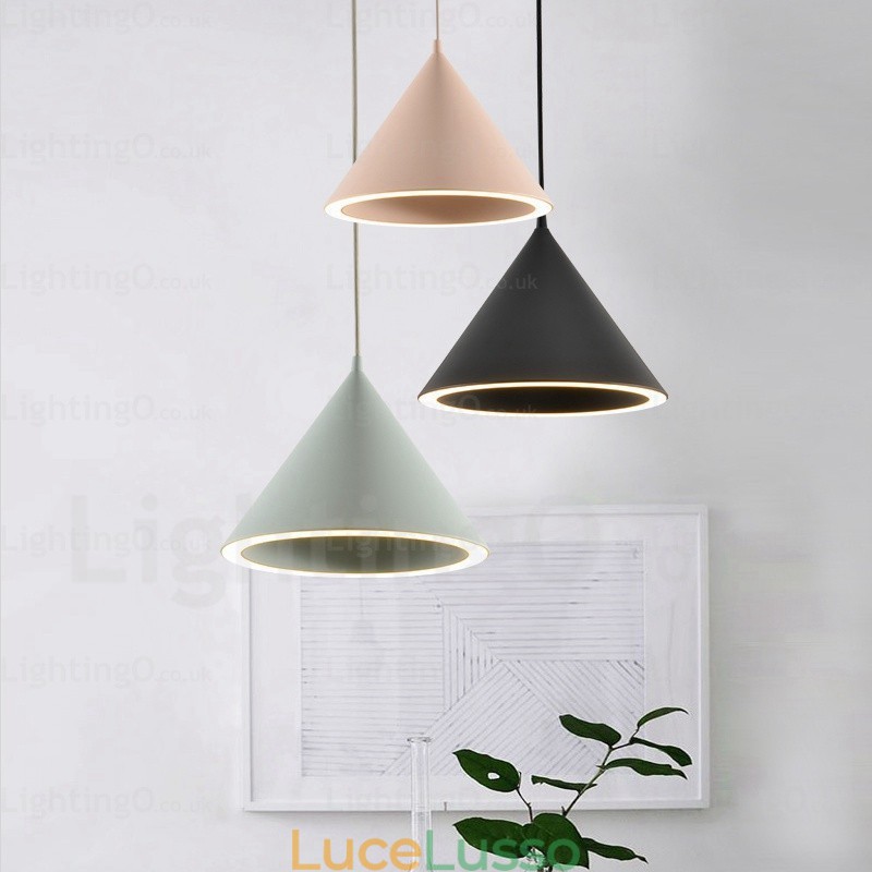 Lampada a sospensione moderna nordica contemporanea con paralume in acrilico