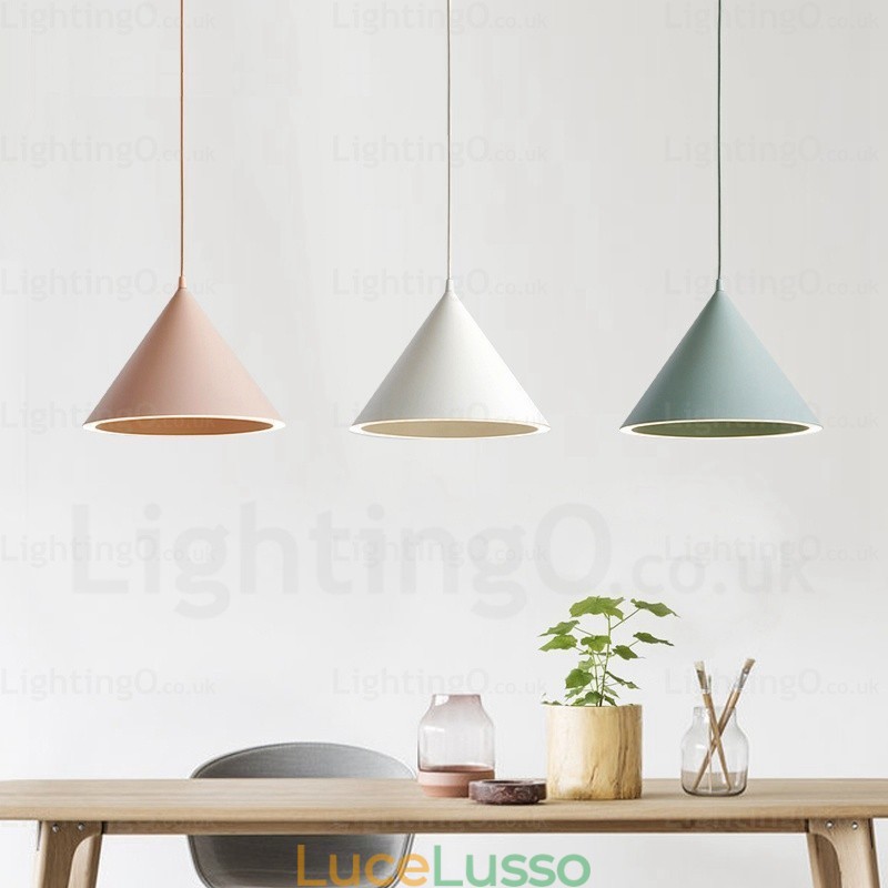 Lampada a sospensione moderna nordica contemporanea con paralume in acrilico