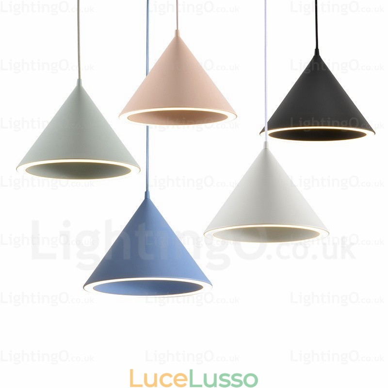 Lampada a sospensione moderna nordica contemporanea con paralume in acrilico