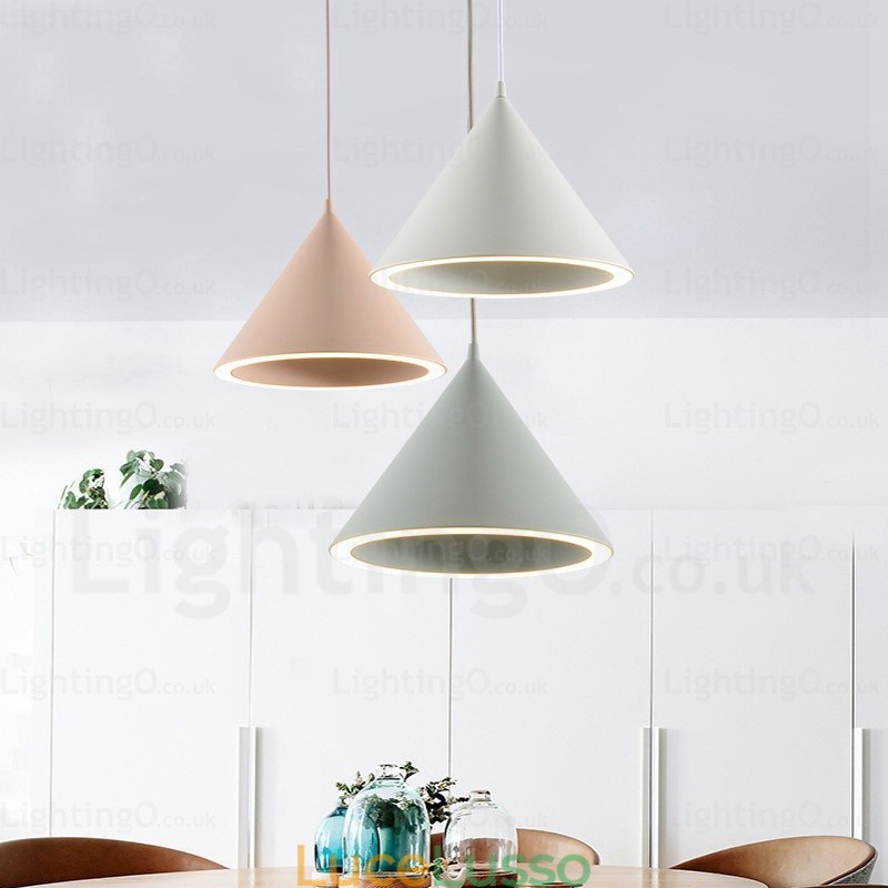 Lampada a sospensione moderna nordica contemporanea con paralume in acrilico