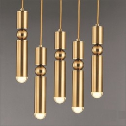 Lampada a sospensione moderna contemporanea a 1 luce con paralume in acrilico