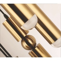 Lampada a sospensione moderna contemporanea a 1 luce con paralume in acrilico