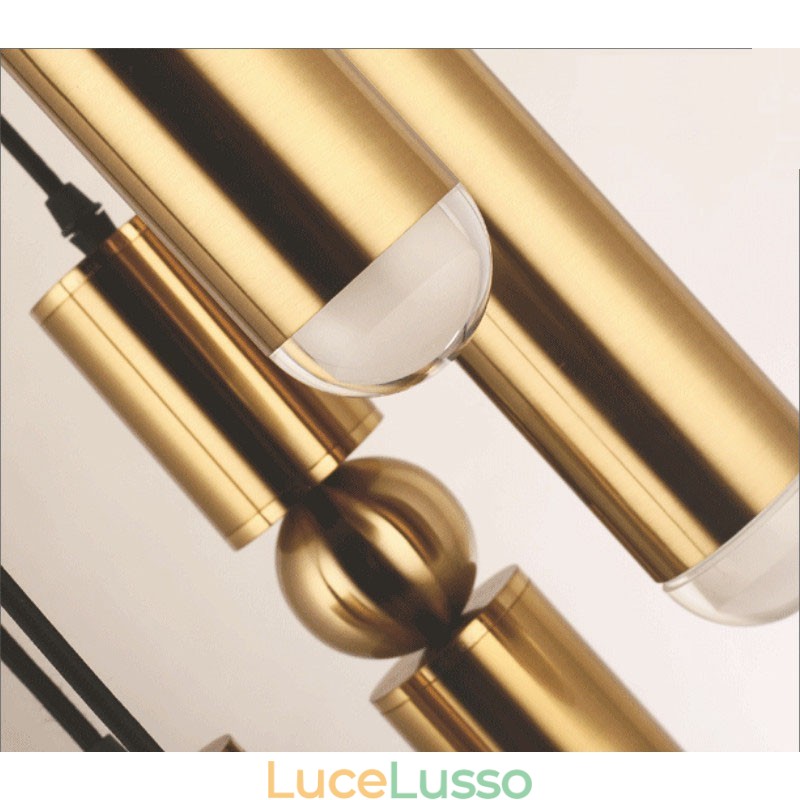 Lampada a sospensione moderna contemporanea a 1 luce con paralume in acrilico