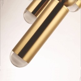 Lampada a sospensione moderna contemporanea a 1 luce con paralume in acrilico