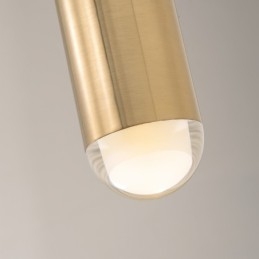 Lampada a sospensione moderna contemporanea a 1 luce con paralume in acrilico