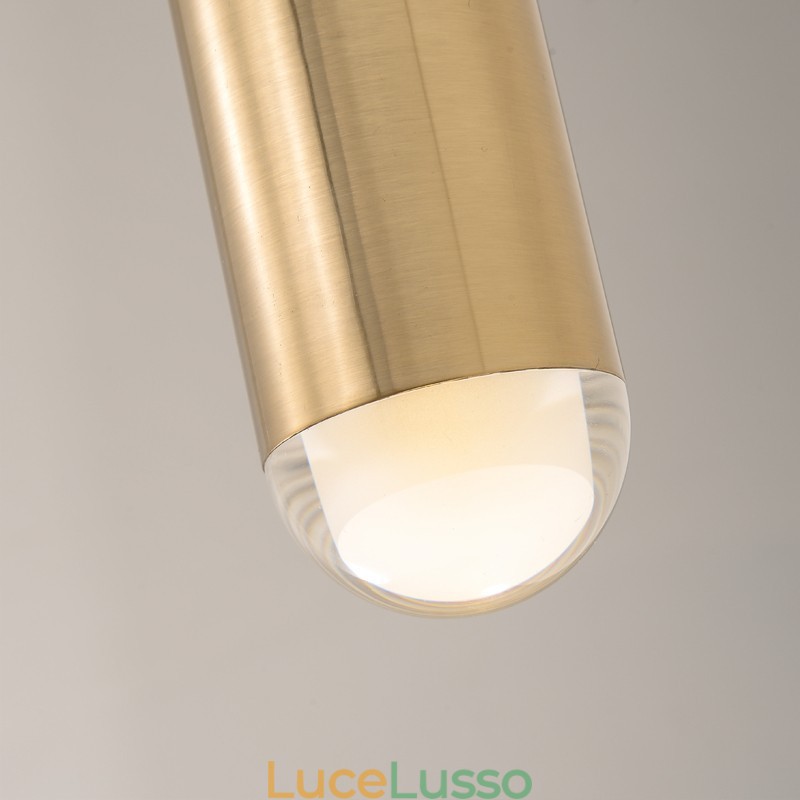 Lampada a sospensione moderna contemporanea a 1 luce con paralume in acrilico