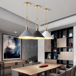 1 luce lampada a sospensione moderna nordica contemporanea con paralume in acciaio inossidabile Negozi