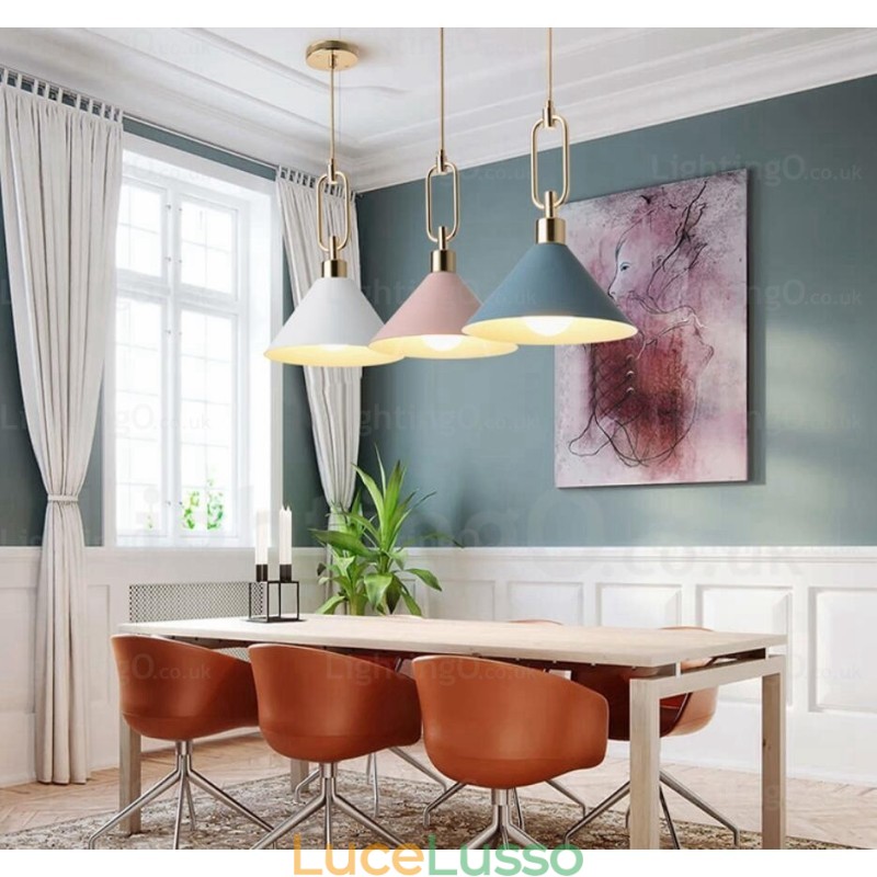 1 luce lampada a sospensione moderna nordica contemporanea con paralume in acciaio inossidabile Negozi