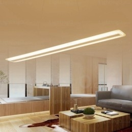 Lampada a sospensione moderna contemporanea a 1 luce con paralume in acrilico