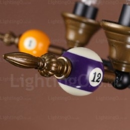 Lampada a sospensione retrò vintage rustico country a 4 luci