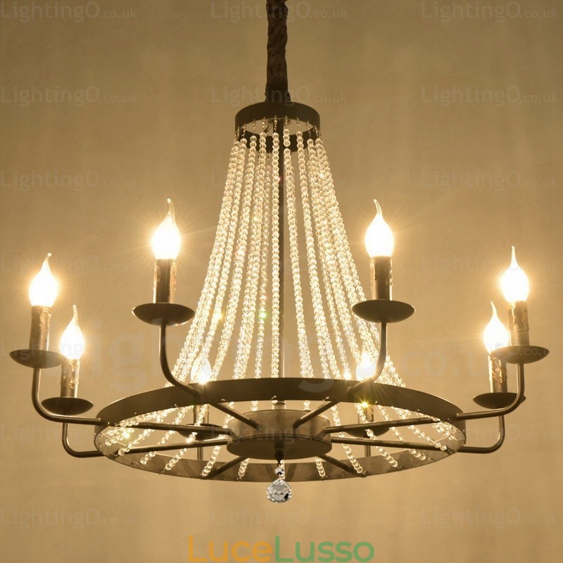 Lampada a sospensione nordica a 8 luci