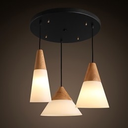Lampadario Mini Stile Moderno Contemporaneo Metallo 3 Luci Lampada a Sospensione