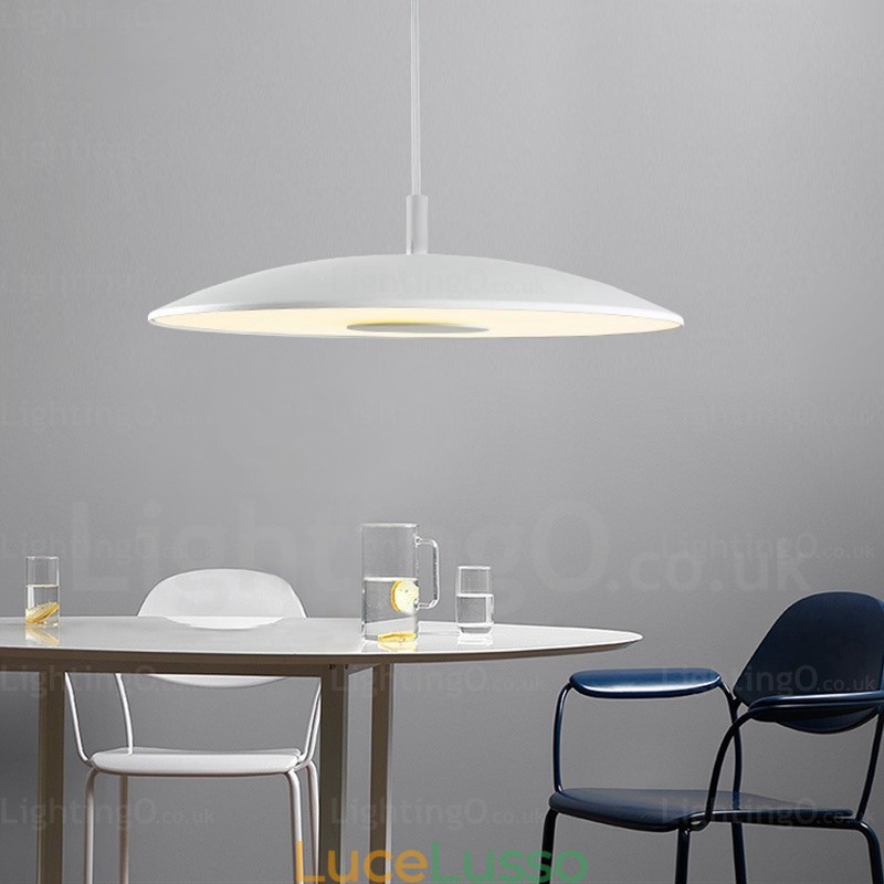 Lampada a sospensione moderna contemporanea a 1 luce con paralume in vetro